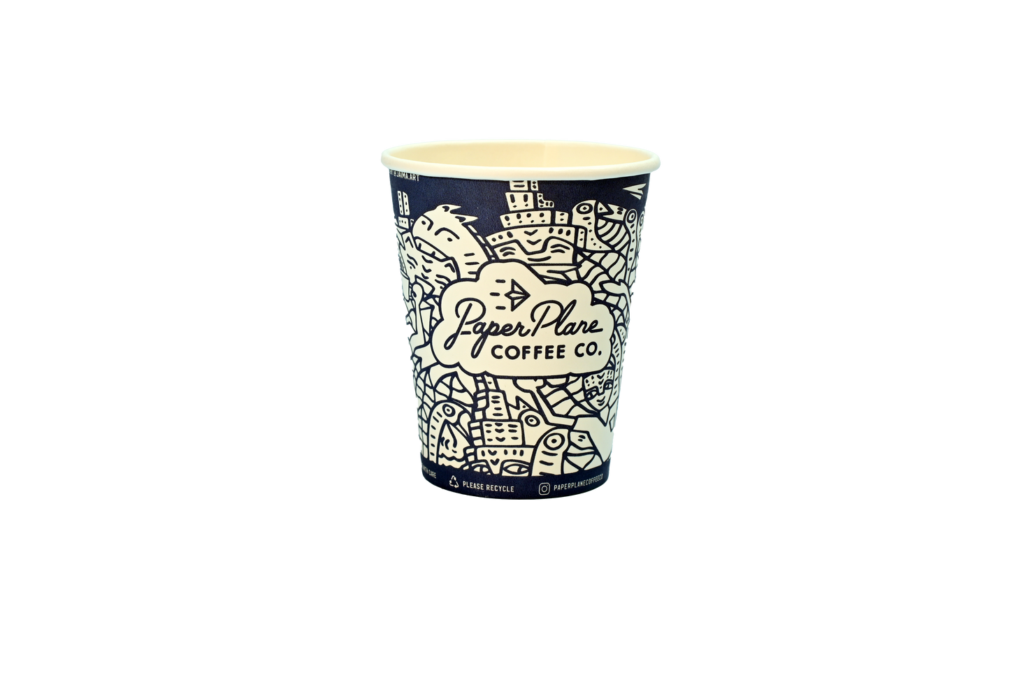 Paper Plane Hot Cups 8oz - Case of 700